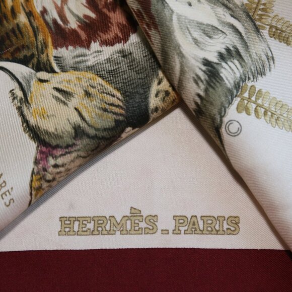 Amazing Authentic Grand Uniforme Hermes silk twill scarf vintage - Picture 8 of 13